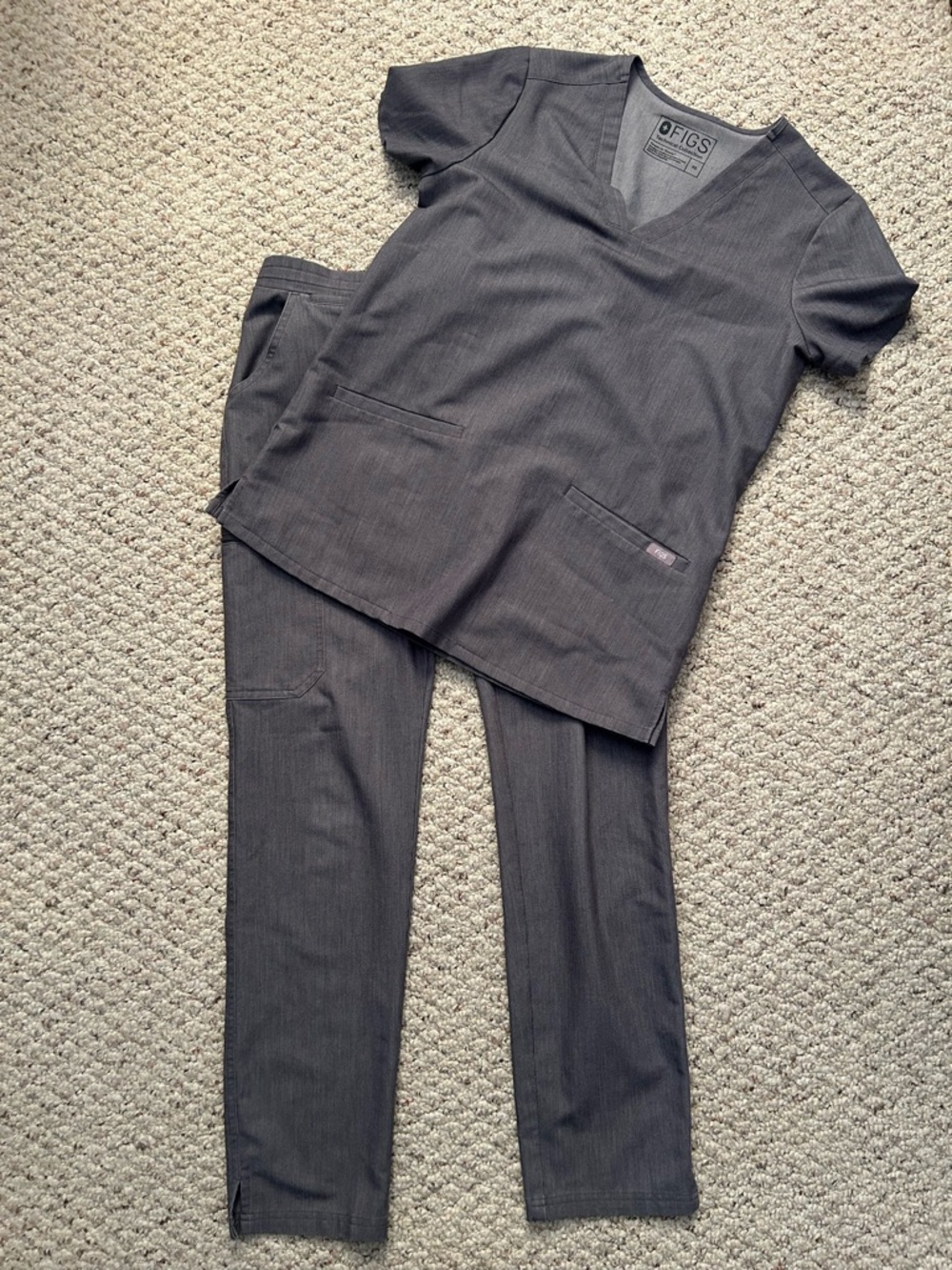 FIGS Scrub Set Grey Size XS